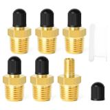 $15 GASHER 6PCS 1/4' NPT Tank Valve Anti-Corrosion