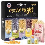 $20 Pop n' Dulge Popcorn Movie Night Supplies 16 p