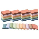 $9 (50 Pads) Sticky Notes 1.5x2, Vintage Colors, 1
