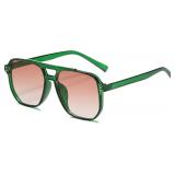 $12 Breaksun Retro Square Aviator Sunglasses for W