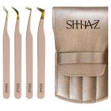 $15 Eyelash Extension Tweezers Set   Fiber Tip & D