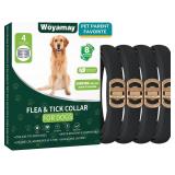 $24 Woyamay 4 Pack Flea Collar for Dogs, Flea and