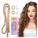 $9 Lanzhire Heatless Curling Rod Headband for Long