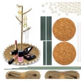 AOUXSEEM Jewelry Stand Weaving Kit for Beginners,D
