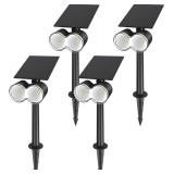 $32 Barrina Solar Spot Lights Outdoor, 360  Horizo