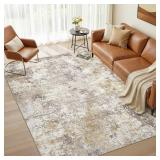$100 Nakagishi 7X9 Abstract Washable Area Rugs for