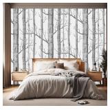 $84 -Hand-Painted Woodland Backdrop Large Fabric L