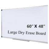 $180 60 x 48 Inch Magnetic Whiteboard, 5 x 4 Ft Dr