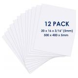 $36 Foam Board 16 x 20 x 3/16'(5mm), Foam Core Boa