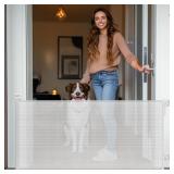 $60 HOMEAL Retractable Baby Gate for Stairs - Extr