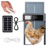 $60 Automatic Chicken Coop Door Solar Powered with