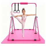 $125 Sportsroyals Gymnastics Bar for Kids,Adjustab