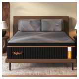 $578 DIGLANT Queen Mattress, 14 Inch Plush Hybrid