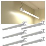 $100 Lightdot 6Pack 4FT LED Shop Lights, 40WEqv. t