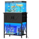 $106 HOOBRO 20 Gallon Fish Tank Stand with Power O