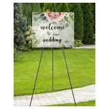 $31 2 Pack Easel Stand for Wedding Sign Poster 63'