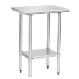 $109 Hally Stainless Steel Table for Prep & Work 1