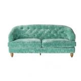 $553 The Pioneer Woman Laurel Teal Velvet Tufted S