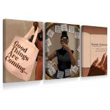 $70 Black Girl Wall Art African American Woman Can
