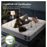 $285 OFFTRZ 12' Hybrid Queen Size Memory Foam Matt