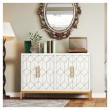 $150 47.8' Accent Storage Cabinet with 4 Doors, Mo