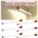 $80 Lightdot 6Pack 4FT LED Shop Lights, 40WEqv. to