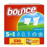 $14 Bounce Fabric Softener Dryer Sheets, Outdoor F