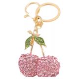 $6 Rhinestone Cherry Bag Charm for Women Girls, Sp