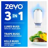Zevo 2 Flying Insect Traps 2 Refill Cartridges - P