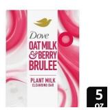 Dove Beauty Plant Based Bar Soap - Oat Milk & Berr