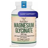 $17 exp.2/28-Magnesium Glycinate 400mg for Sleep,