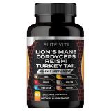 $9 Nootropic Mushroom Supplement - Lions Mane, Cor