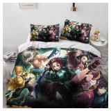 $42 Ne-Zuko Anime Duvet Cover 3 Piece Bedding Set,