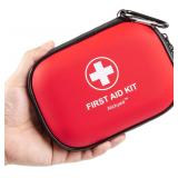 $10 Mini First Aid Kit - 120 Piece Small Waterproo