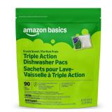 $22 Amazon Basics Triple Action Dishwasher Pacs, F