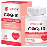 $14 OMOGS CoQ10 400mg Softgels, Coenzyme Q10 High