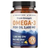 $42 exp. 6/28-Fish Oil Softgels, 3600 mg EPA & DHA