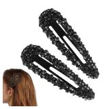 $8 AEGYPIUS Rhinestone Hair Clips for Women, 2 Pcs