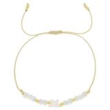 Dainty Star White Beaded Bracelets for Women, Boho