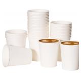 $63 RACETOP 8 oz Disposable Paper Coffee Cups, 100