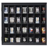 $50 Shot Glass Storage Display Case 28-Slot Lockab