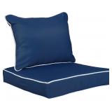 $30 2Pack Outdoor Cushions with Back Pillows,24x24