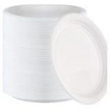 $50 Plasticpro 9 inch Round Plastic Plates Microwa