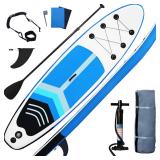 $120 GZKYYLEGS Inflatable Stand Up Paddle Board SU