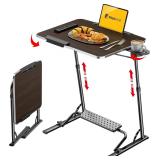 $70 FoldWise Upgraded Folding TV Tray Table, Sturd