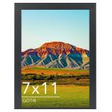 $7 7x11 Picture Frame Black for Wall Mounting or T