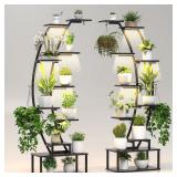 $155 Plant Stand Indoor with 8 Grow Light,65' Tall