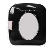 $54 12 Can Mini Retro Beverage Cooler in Black