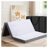 $80 MASVIS Trifold Mattress, 4 Inch Memory Foam Fo