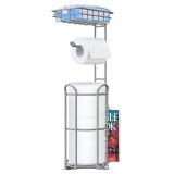 $22 Silver Toilet Paper Holder Stand Bathroom Tiss